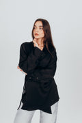 Satin ease blouse