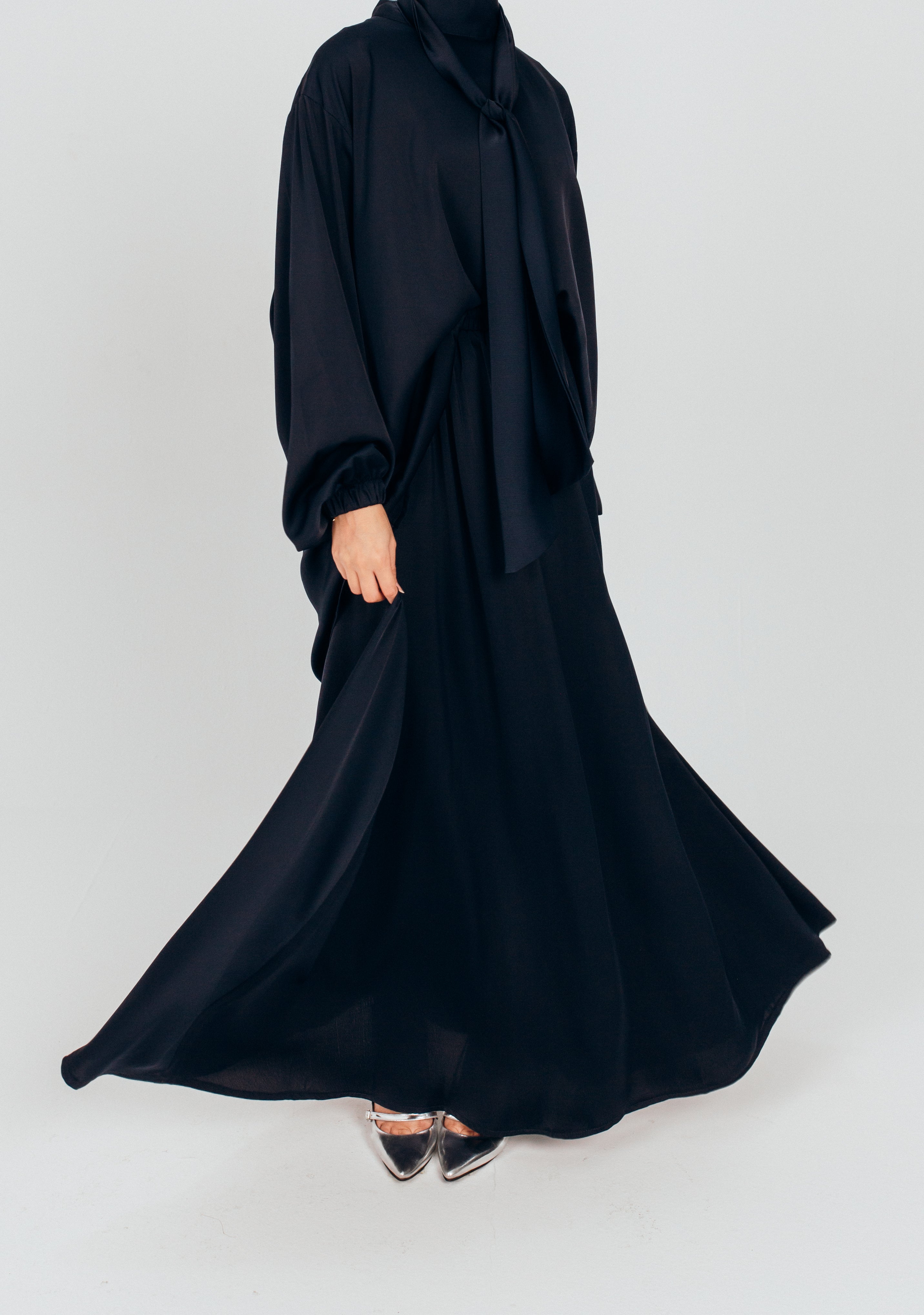 Satin muse skirt