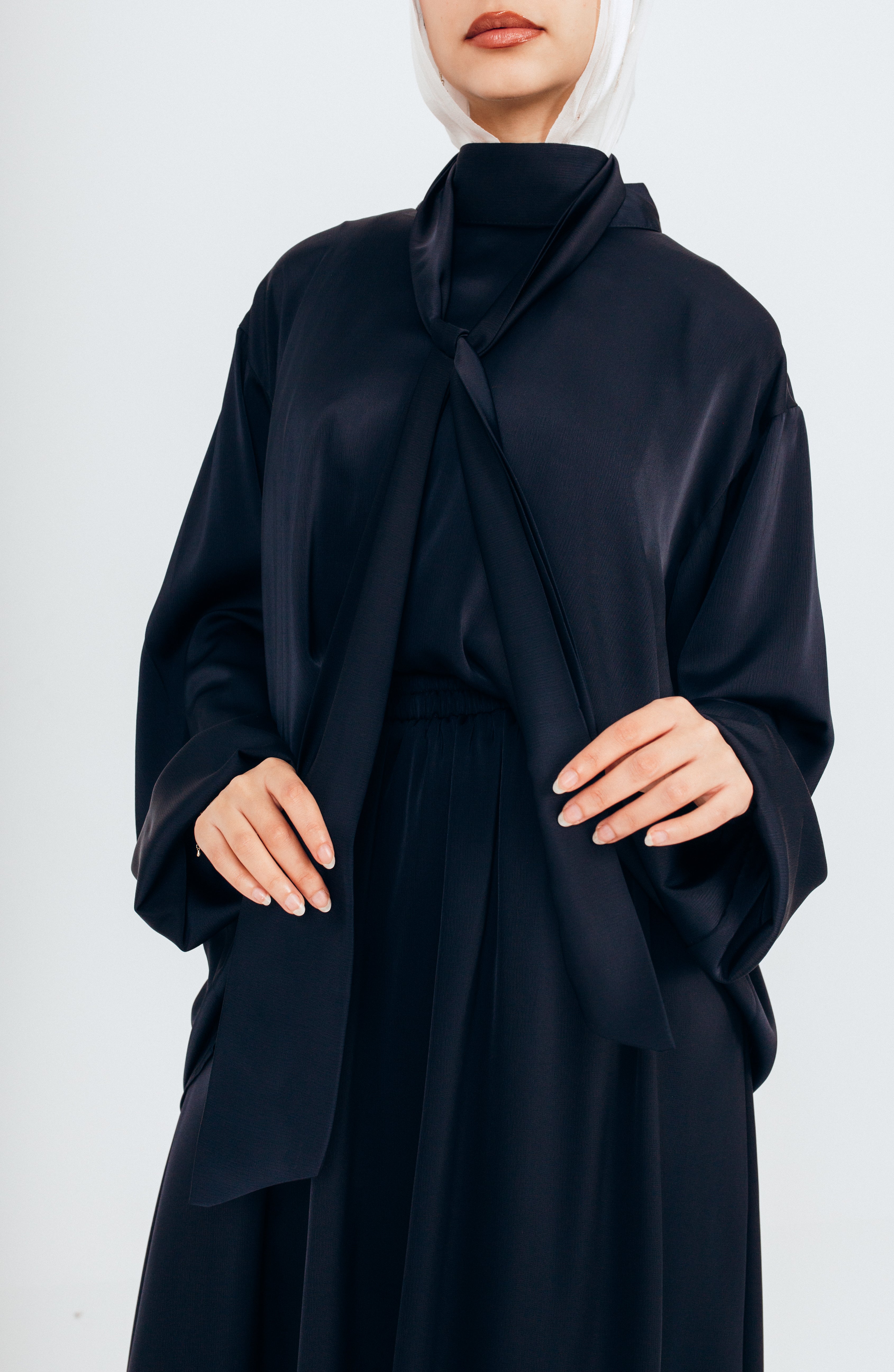 Satin muse blouse
