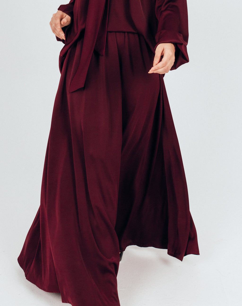 Satin muse skirt
