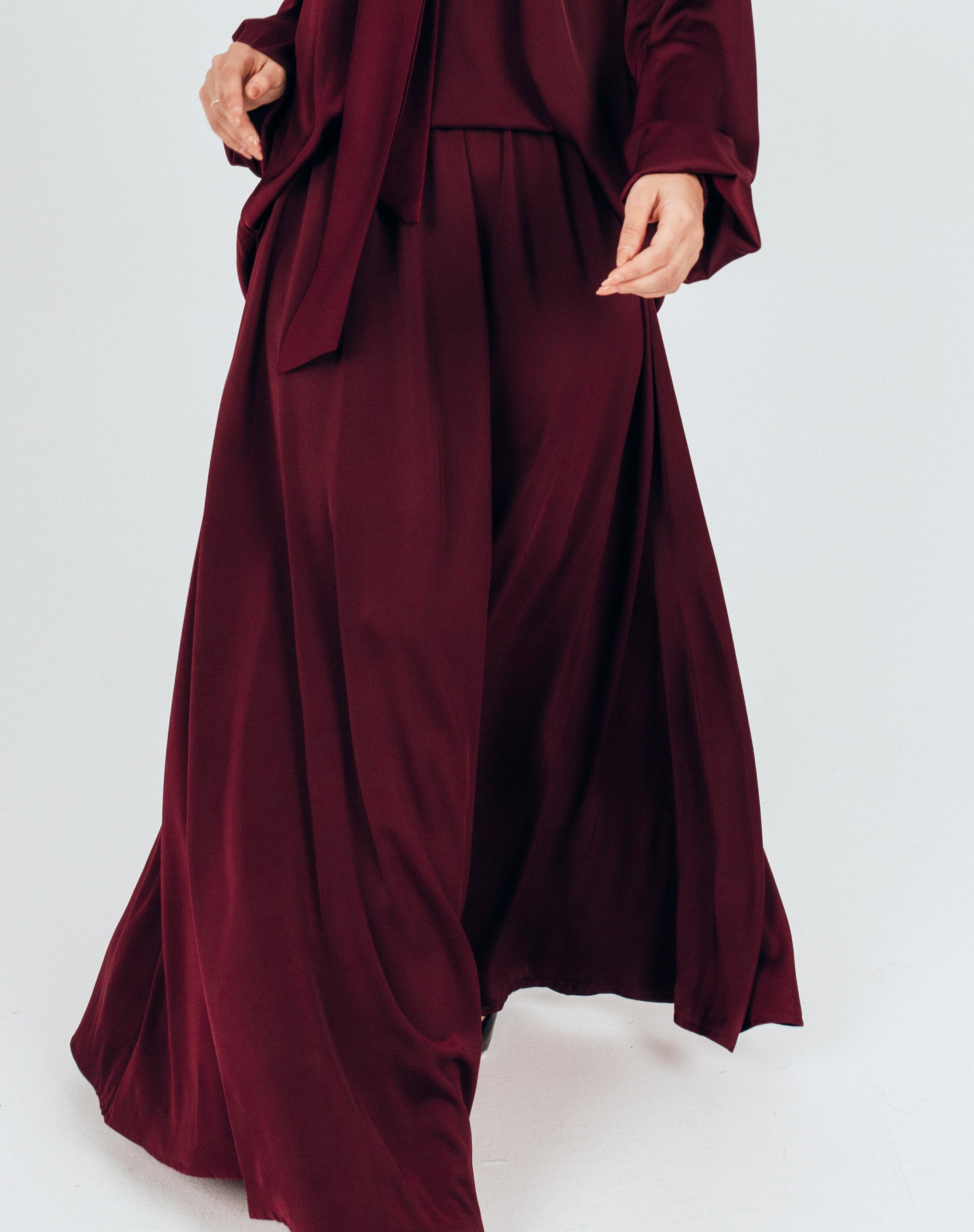 Satin muse skirt