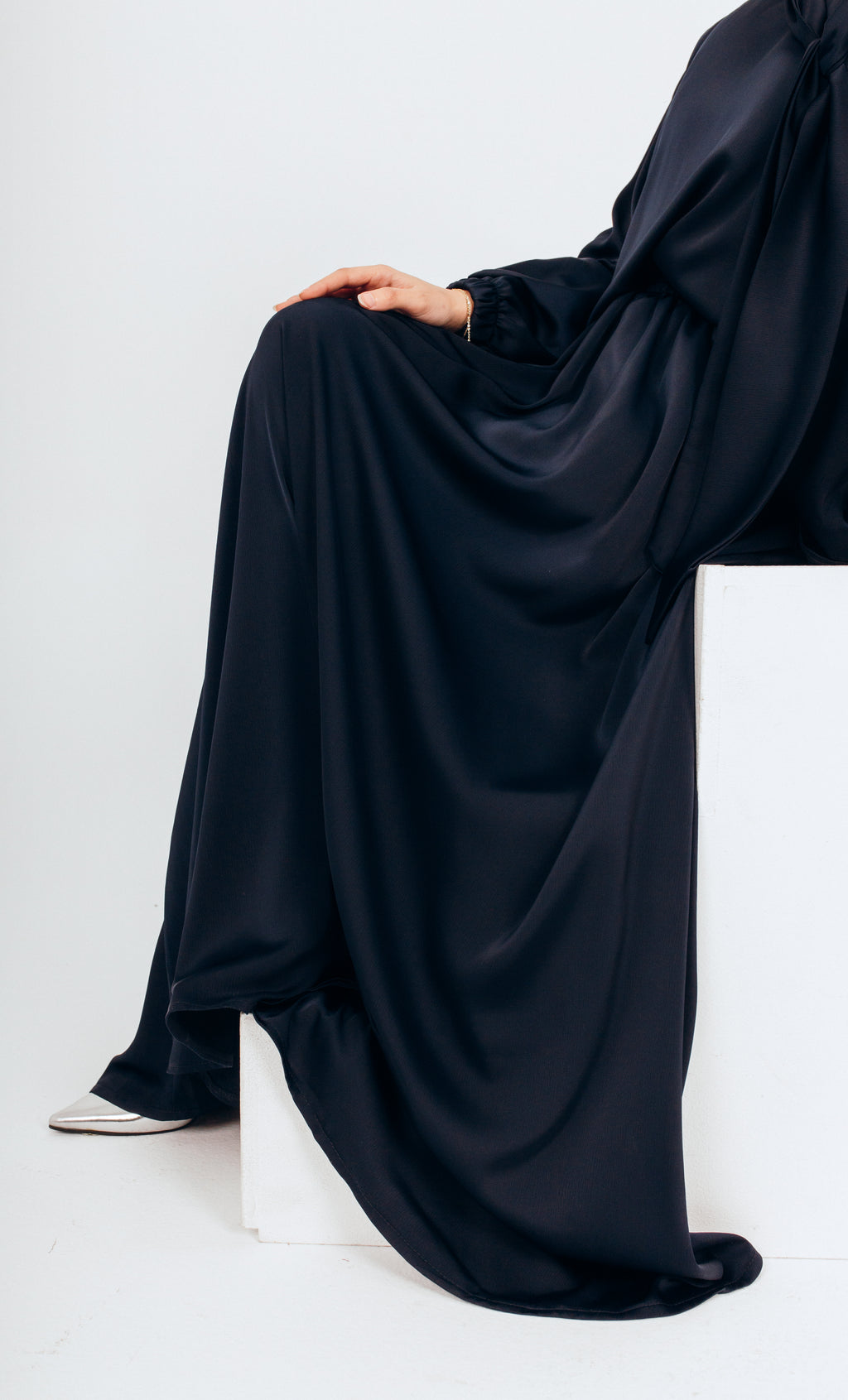 Satin muse skirt